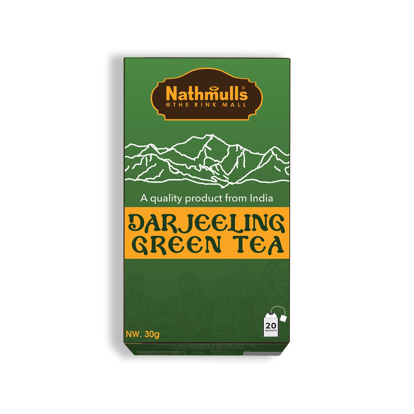 Darjeeling Natural Green Tea Bags