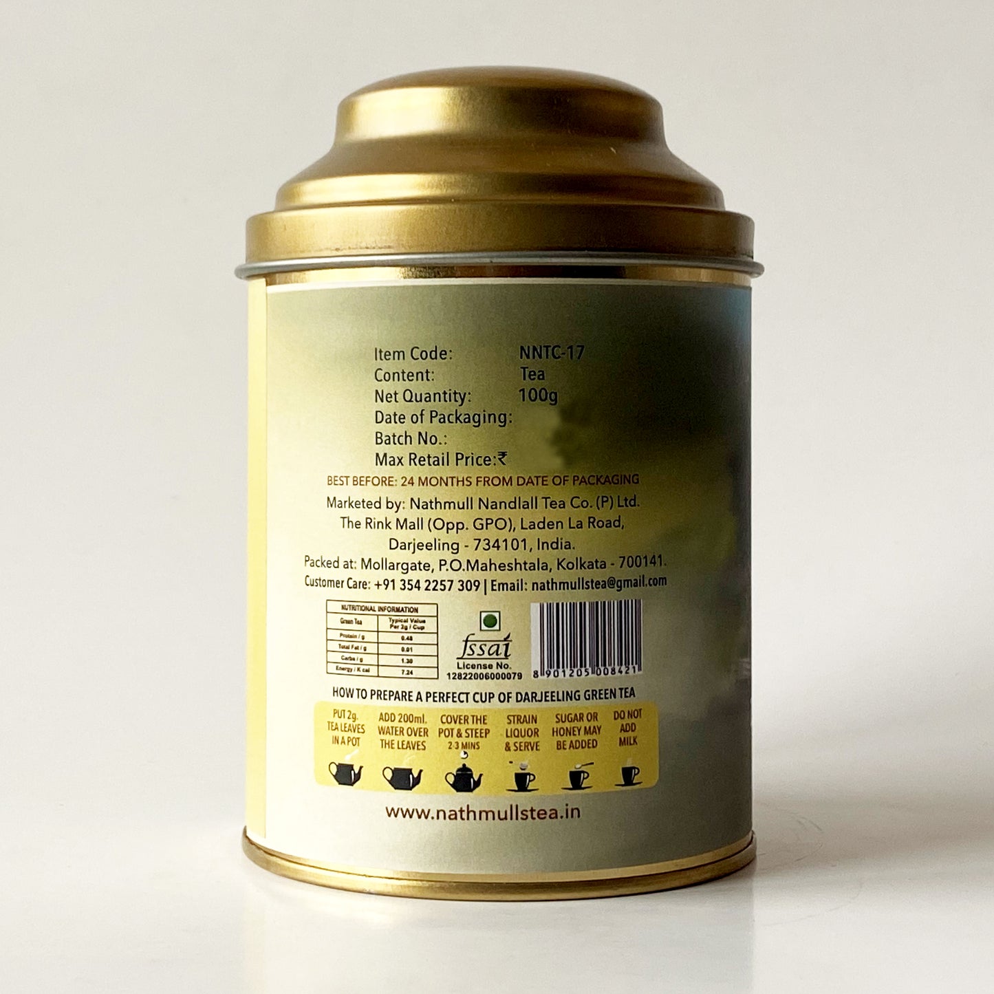 Darjeeling Loose Leaf Green Tea