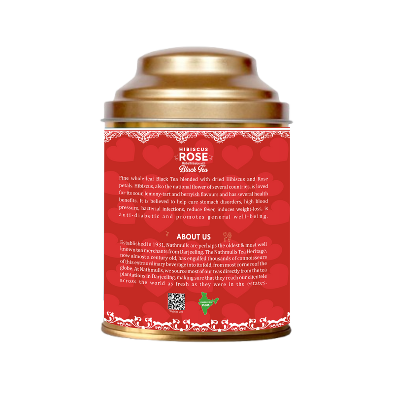 Valentine's Special Hibiscus Rose Black Tea