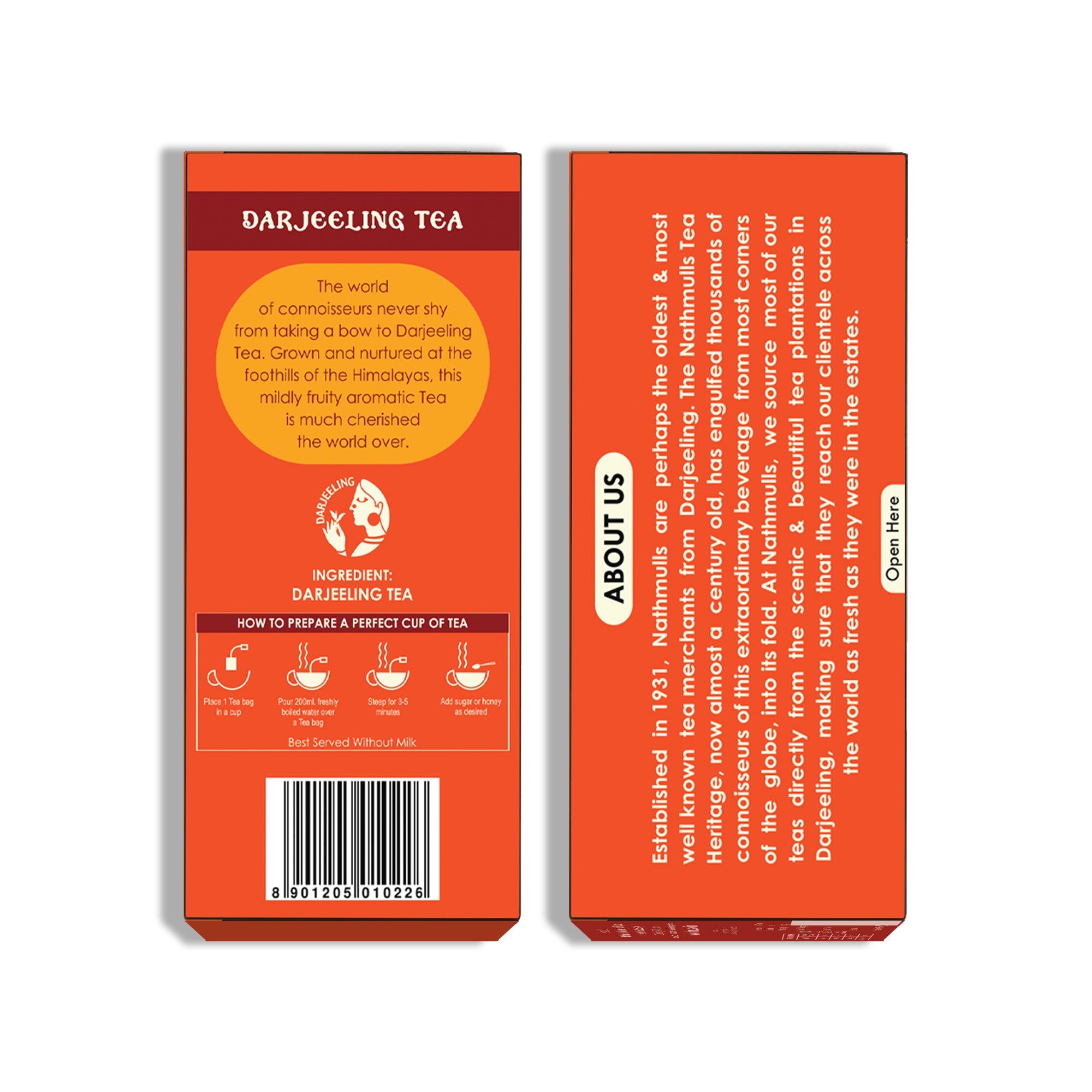 Darjeeling Garden Fresh Black Tea Bags