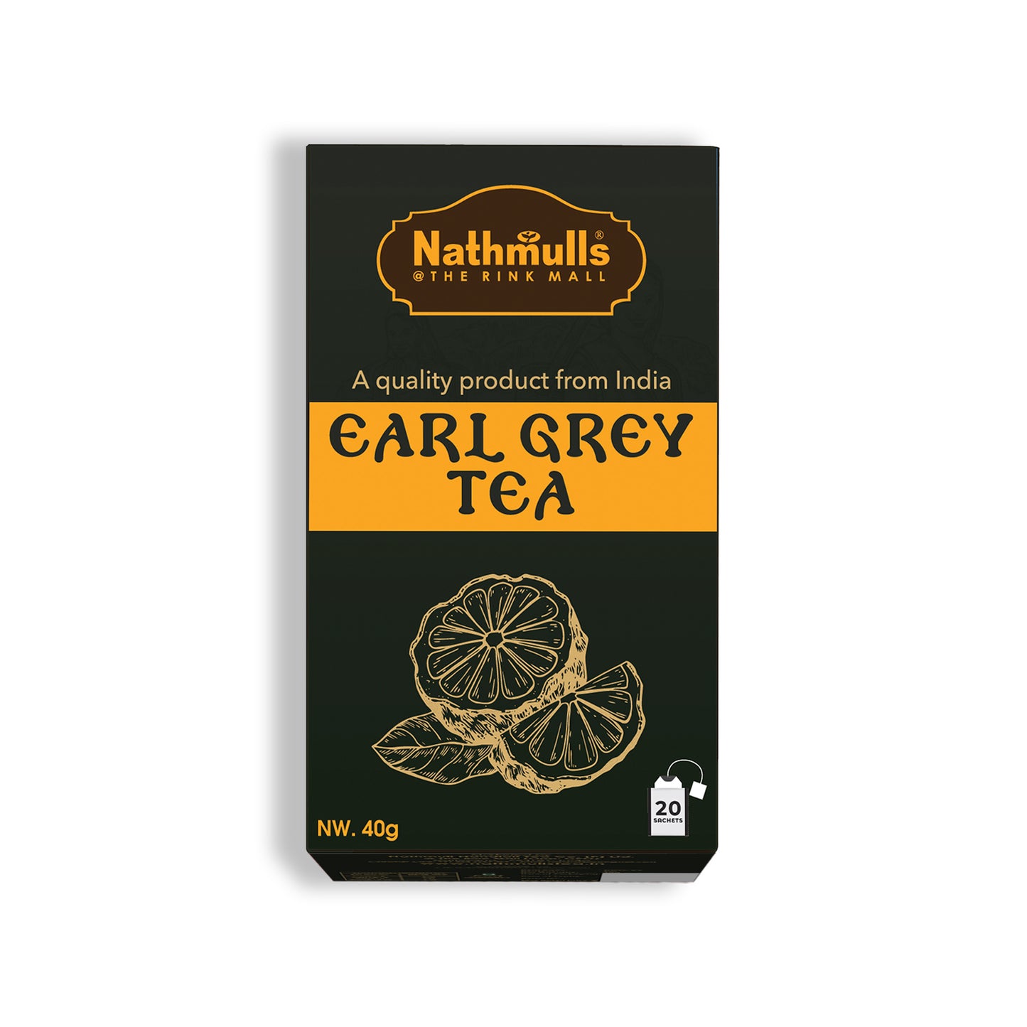 Earl Grey Bergamot Flavour Black Tea Bags
